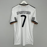 2010/11 GERMANY SCHWEINSTEIGER #7 HOME SHIRT (M) ADIDAS