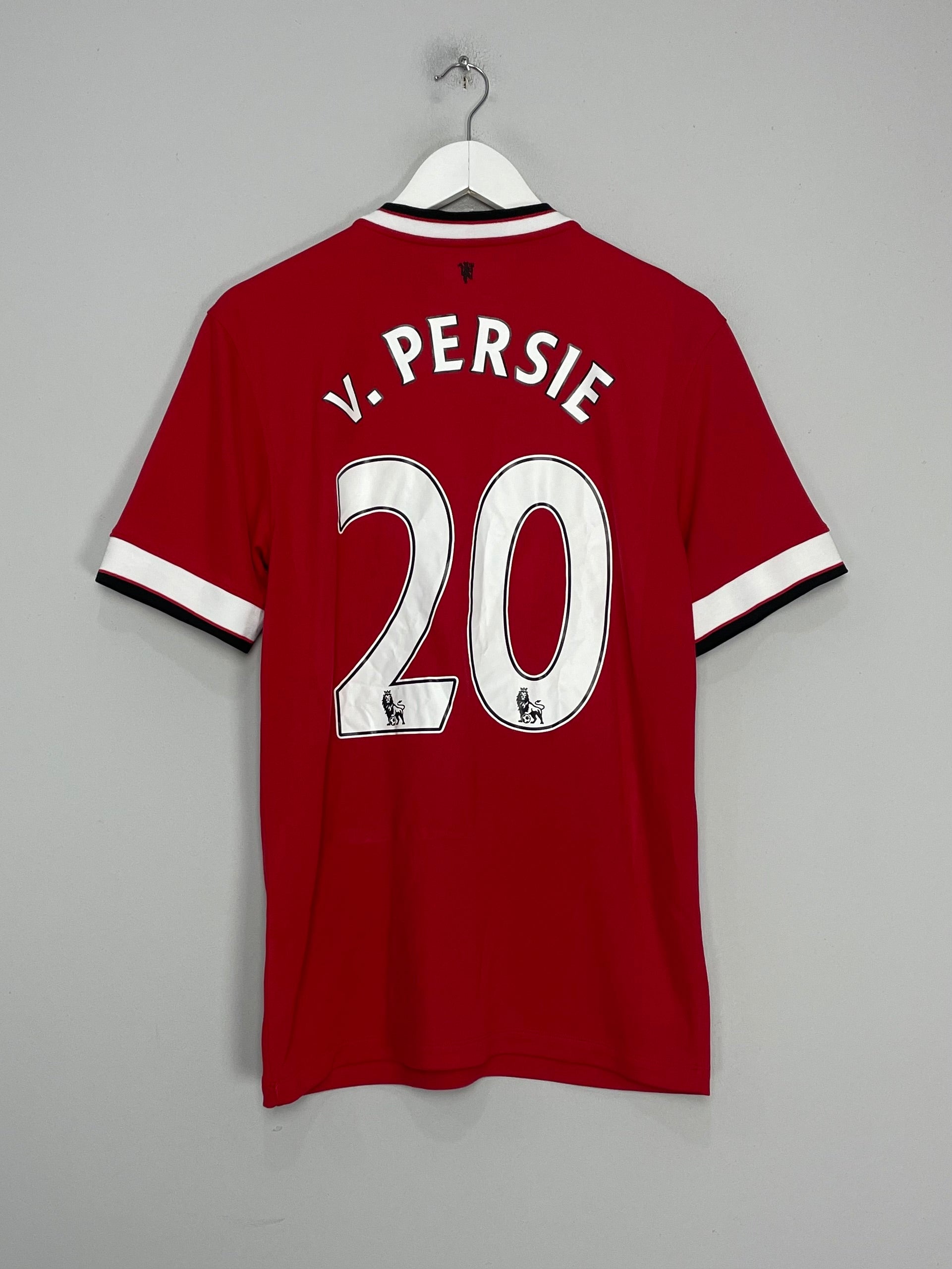 2014/15 MANCHESTER UNITED V.PERSIE #20 HOME SHIRT (M) NIKE