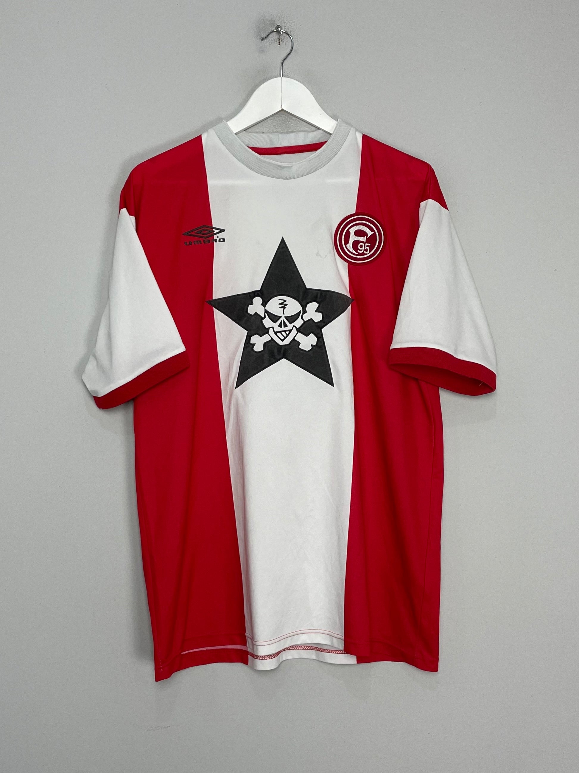 2002/03 FORTUNA DUSSELDORF HOME SHIRT (XL) UMBRO