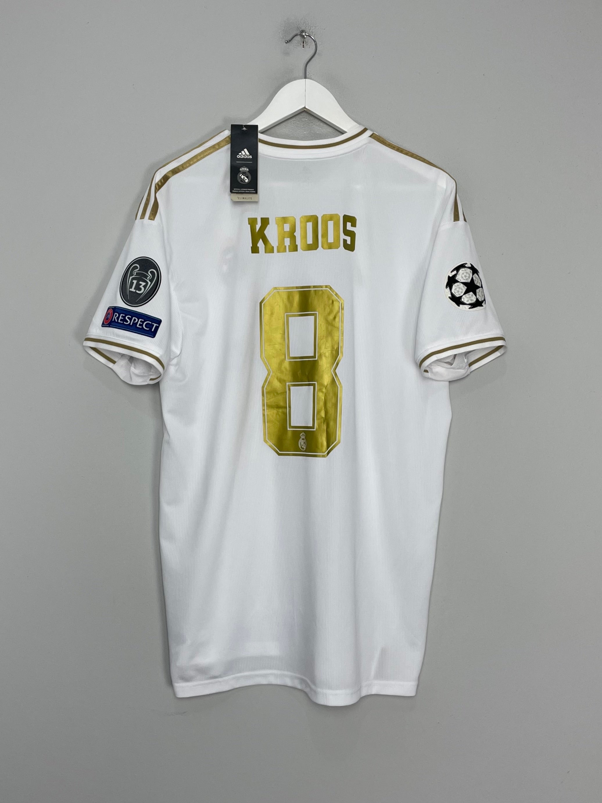 2019/20 REAL MADRID KROOS #8 C/L *BNWT* HOME SHIRT (XL) ADIDAS