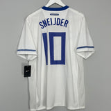 2010/11 NETHERLANDS SNEIJDER #10 *BNWT* AWAY SHIRT (XL) NIKE