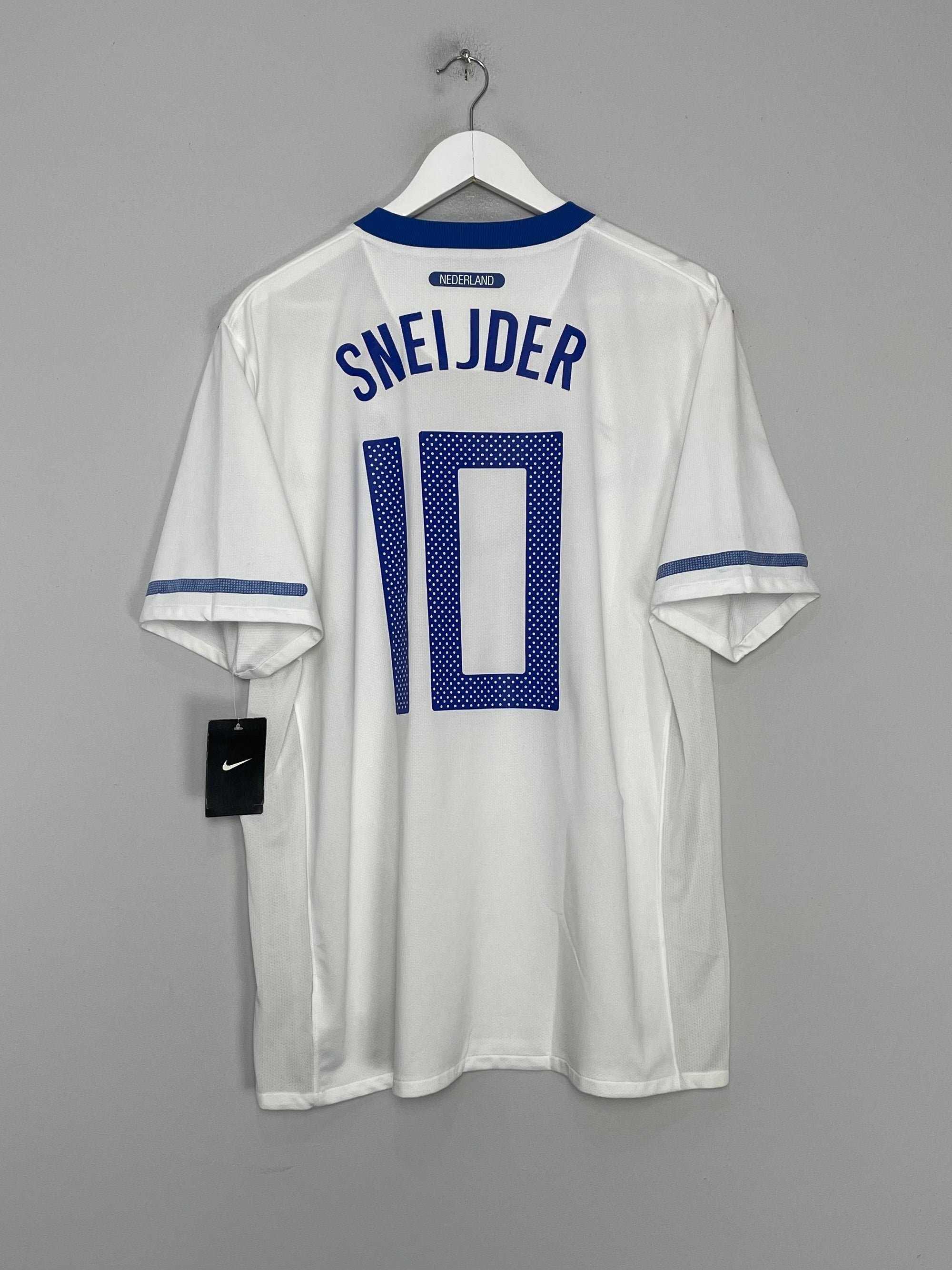 2010/11 NETHERLANDS SNEIJDER #10 *BNWT* AWAY SHIRT (XL) NIKE