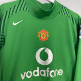 2004/05 MANCHESTER UNITED VAN DER SAR #19 GK SHIRT (L) NIKE