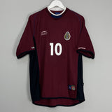 2001/02 MEXICO C.BLANCO #10 AWAY SHIRT (XL) ATLETICA