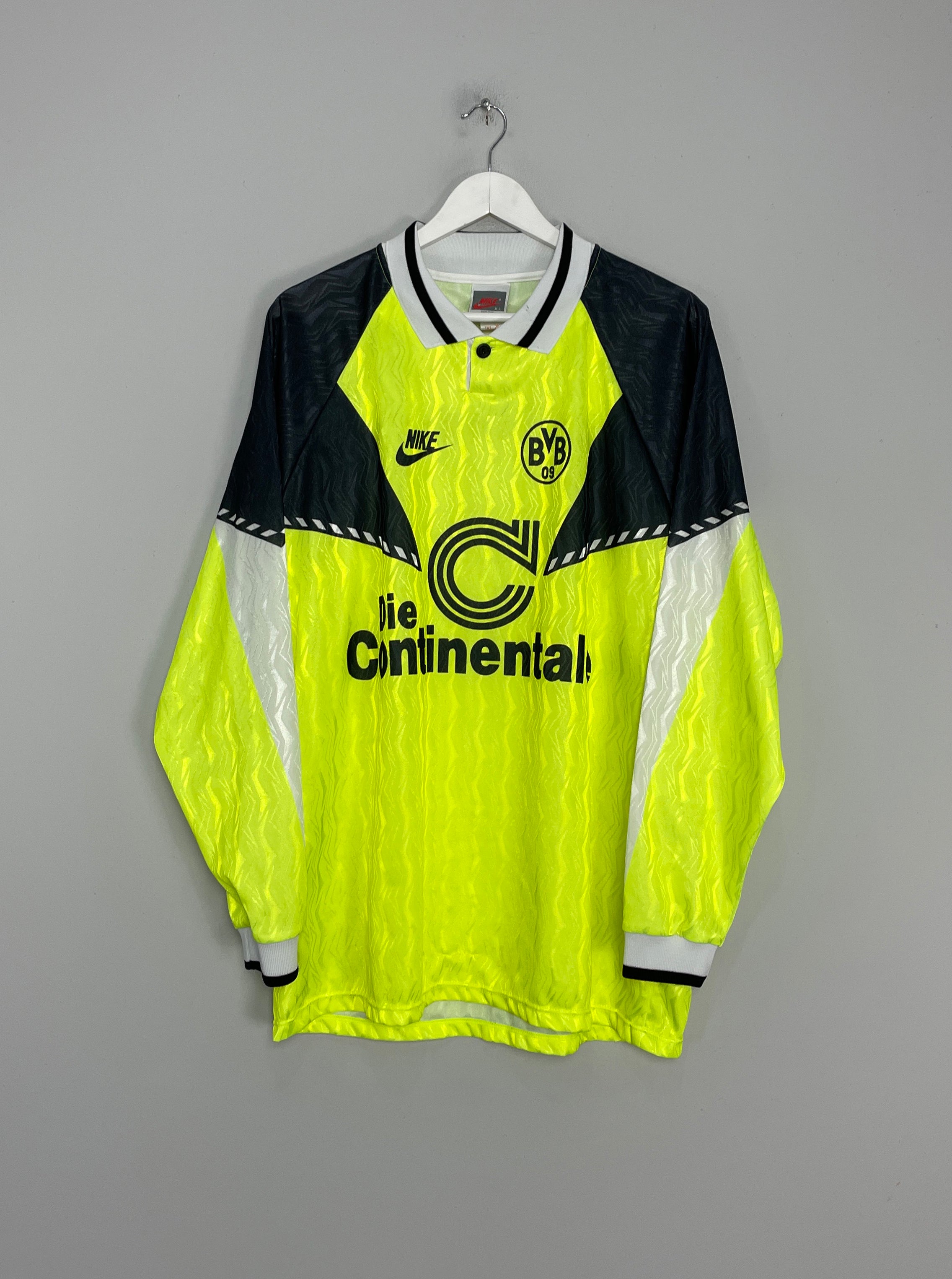 1995/96 DORTMUND L/S HOME SHIRT (XL) NIKE