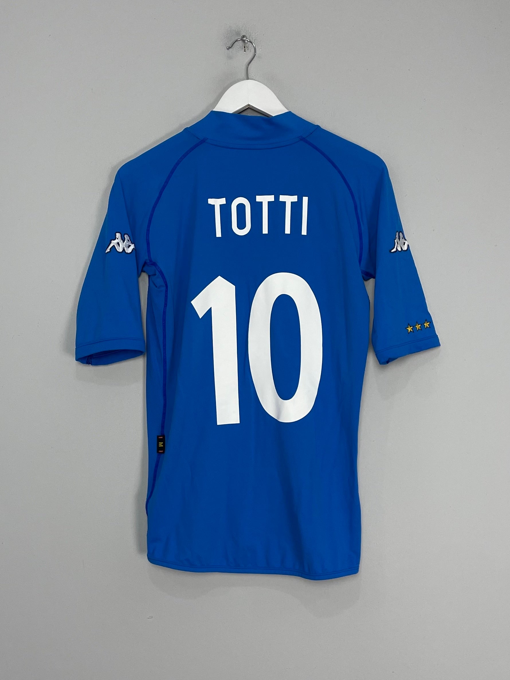 2000/01 ITALY TOTTI #10 HOME SHIRT (M) KAPPA