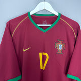 2006/07 PORTUGAL C.RONALDO #17 HOME SHIRT (XL) NIKE