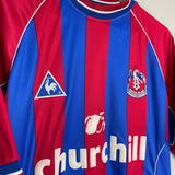 2001/02 CRYSTAL PALACE HOME SHIRT (M) LE COQ SPORTIF