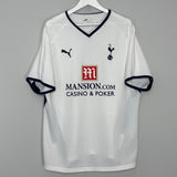 2008/09 TOTTENHAM PAVLYUCHENKO #9 HOME SHIRT (XL) PUMA