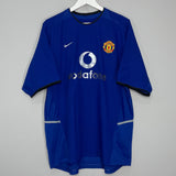 2002/04 MANCHESTER UNITED V.NISTELROOY #10 AWAY SHIRT (XL) NIKE