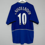 2002/04 MANCHESTER UNITED V.NISTELROOY #10 AWAY SHIRT (XL) NIKE