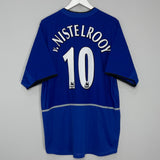 2002/04 MANCHESTER UNITED V.NISTELROOY #10 AWAY SHIRT (XL) NIKE