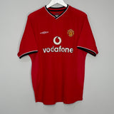 2000/02 MANCHESTER UNITED V.NISTELROOY #10 HOME SHIRT (M) UMBRO