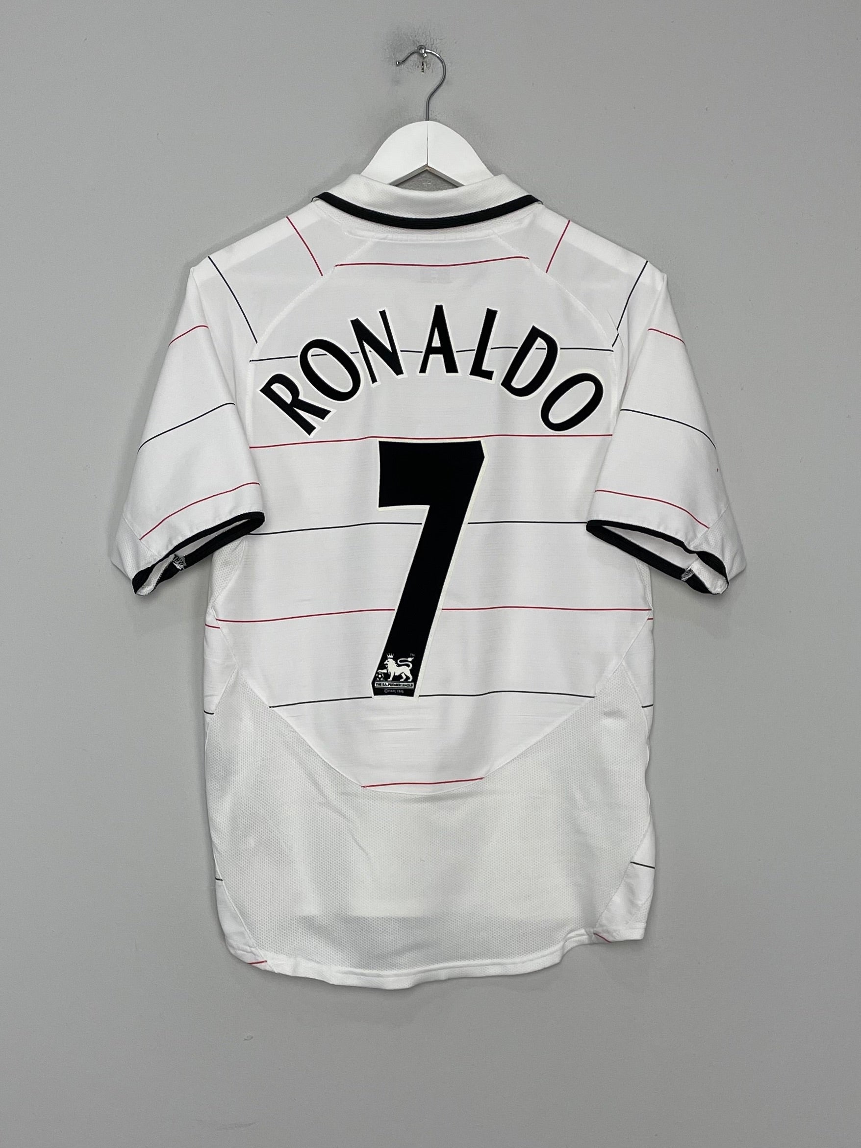 2003/05 MANCHESTER UNITED RONALDO #7 AWAY SHIRT (S) NIKE