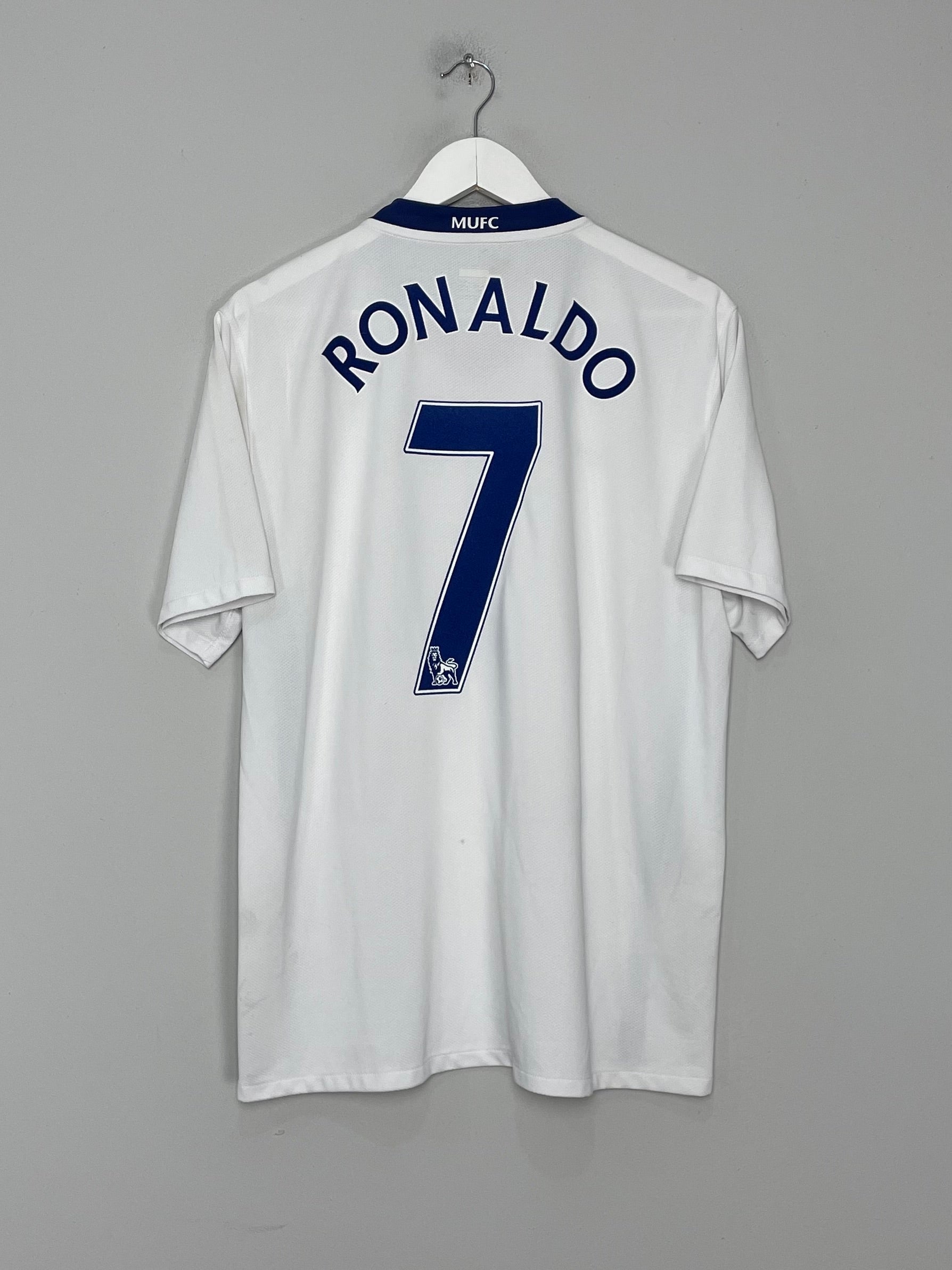 2008/10 MANCHESTER UNITED RONALDO #7 AWAY SHIRT (L) NIKE