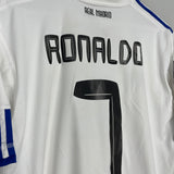 2010/11 REAL MADRID RONALDO #7 HOME SHIRT (XL) ADIDAS