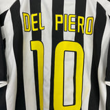 2003/04 JUVENTUS DEL PIERO #10 HOME SHIRT (L) NIKE