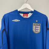 2006/08 ENGLAND GK SHIRT (XXL) UMBRO