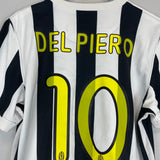 2009/10 JUVENTUS DEL PIERO #10 HOME SHIRT (M) NIKE