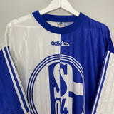 1996/97 SCHALKE TRAINING SHIRT (XL) ADIDAS