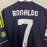 2012/13 REAL MADRID RONALDO #7 AWAY SHIRT (XL) ADIDAS