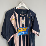 2004/05 JUVENTUS CANNAVARO #28 AWAY SHIRT (M) NIKE