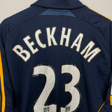 2007/08 LA GALAXY BECKHAM #23 AWAY SHIRT (L) ADIDAS