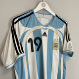 2006/07 ARGENTINA MESSI #19 HOME SHIRT (S) ADIDAS