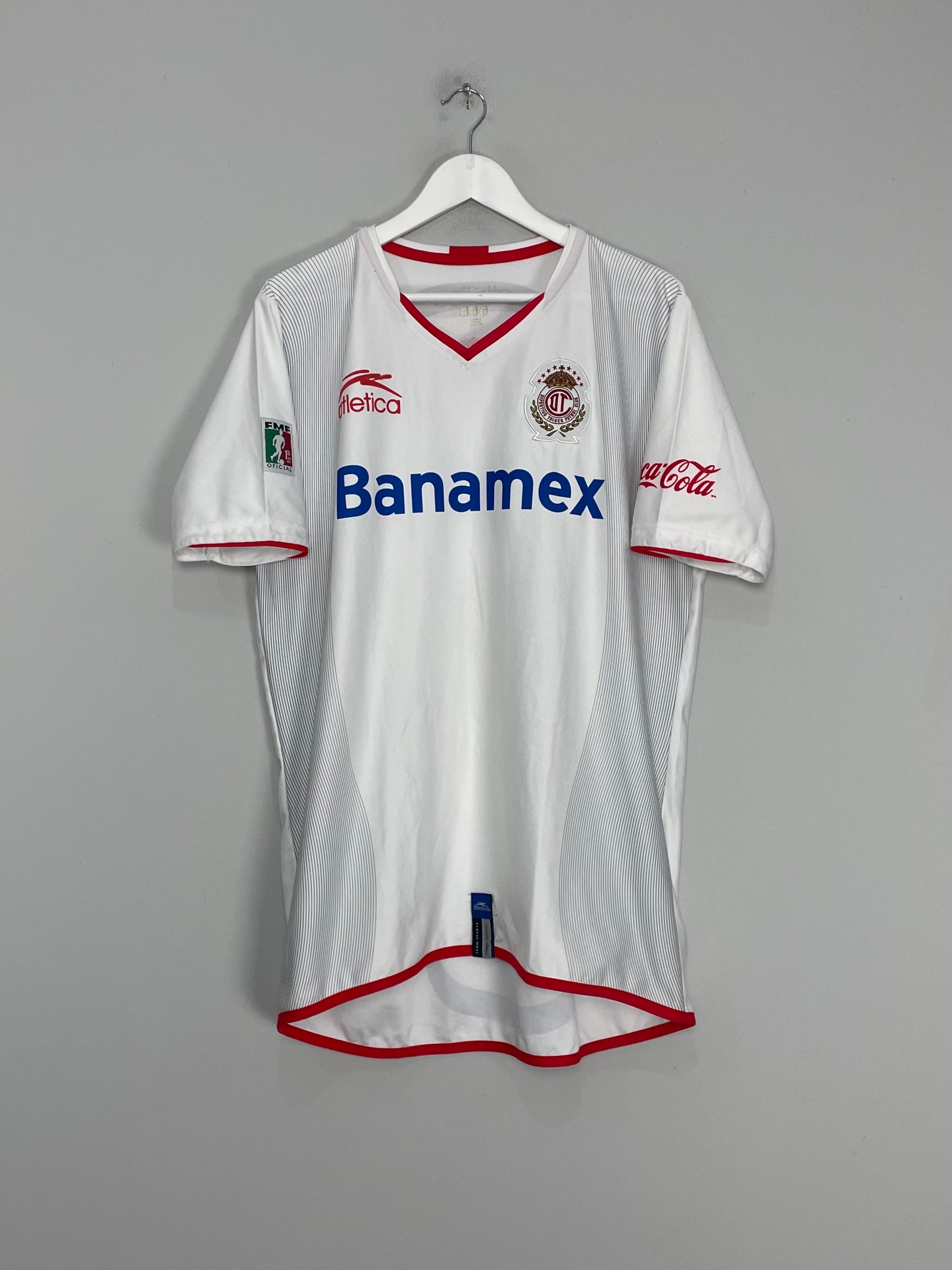 2007/08 DEPORTIVO TOLUCA AWAY SHIRT (L) ATLETICA