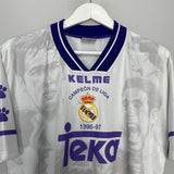 1997/98 REAL MADRID 'CAMPEON' DE LIGA' SPECIAL SHIRT (S) KELME