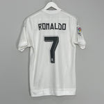 2015/16 REAL MADRID RONALDO #7 HOME SHIRT (S) ADIDAS