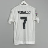 2015/16 REAL MADRID RONALDO #7 HOME SHIRT (S) ADIDAS