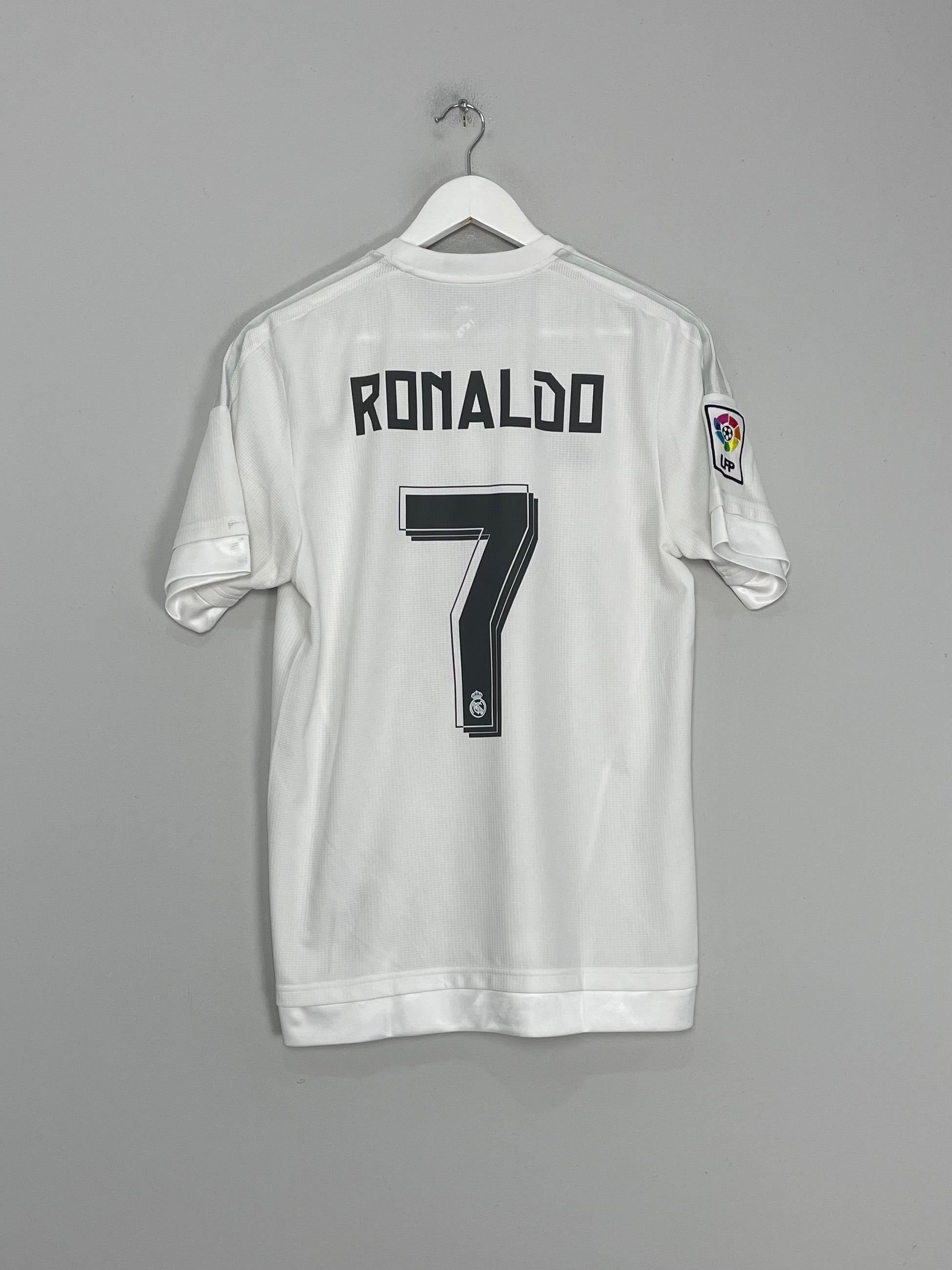 2015/16 REAL MADRID RONALDO #7 HOME SHIRT (S) ADIDAS