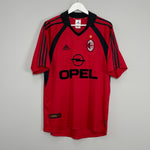 Image of the AC Milan shirt from the 2001/02 season