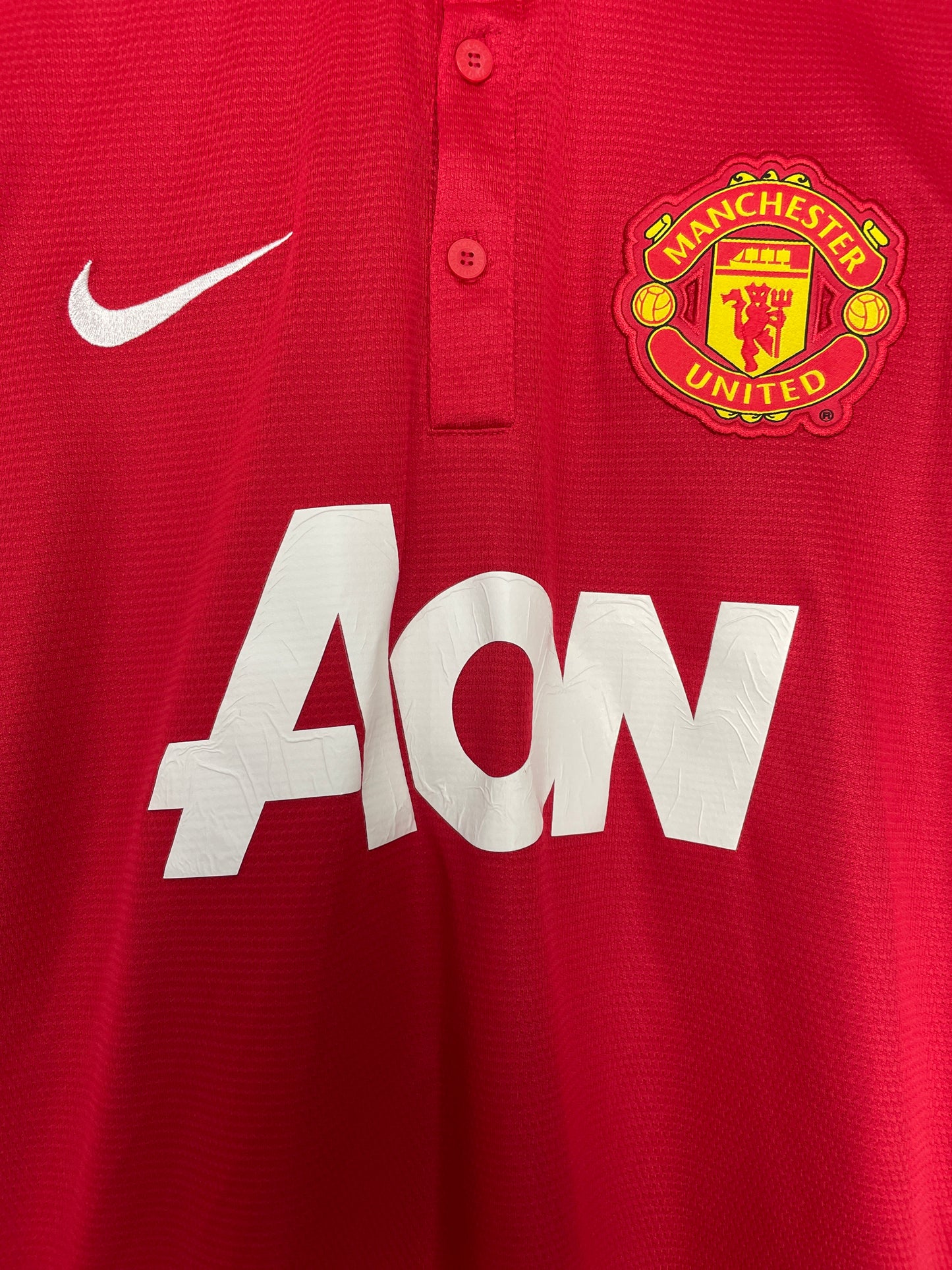 2013/14 MANCHESTER UNITED ROONEY #10 HOME SHIRT (M) NIKE