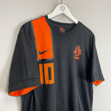 2012/13 NETHERLANDS SNEIJDER #10 AWAY SHIRT (XL) NIKE