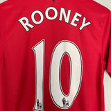 2013/14 MANCHESTER UNITED ROONEY #10 HOME SHIRT (M) NIKE