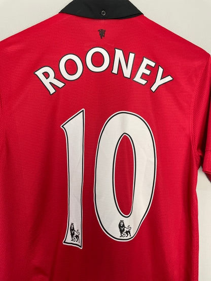 2013/14 MANCHESTER UNITED ROONEY #10 HOME SHIRT (M) NIKE