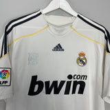 2009/10 REAL MADRID RONALDO #9 HOME SHIRT (L) ADIDAS