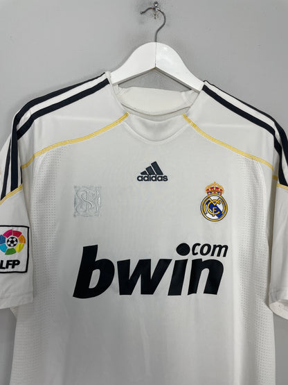 2009/10 REAL MADRID RONALDO #9 HOME SHIRT (L) ADIDAS