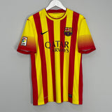 2013/14 BARCELONA MESSI #10 AWAY SHIRT (M) NIKE