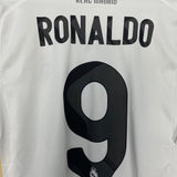 2009/10 REAL MADRID RONALDO #9 HOME SHIRT (L) ADIDAS