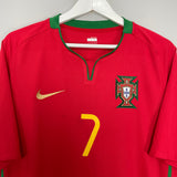 2008/10 PORTUGAL RONALDO #7 HOME SHIRT (L) NIKE