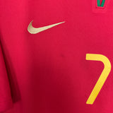 2008/10 PORTUGAL RONALDO #7 HOME SHIRT (L) NIKE