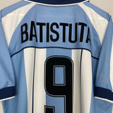 2000/01 ARGENTINA BATISTUTA #9 HOME SHIRT (L) REEBOK