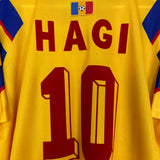 1996 ROMANIA HAGI #10 HOME SHIRT (XL) ADIDAS