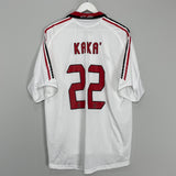 2005/06 AC MILAN KAKA #22 AWAY SHIRT (XL) ADIDAS