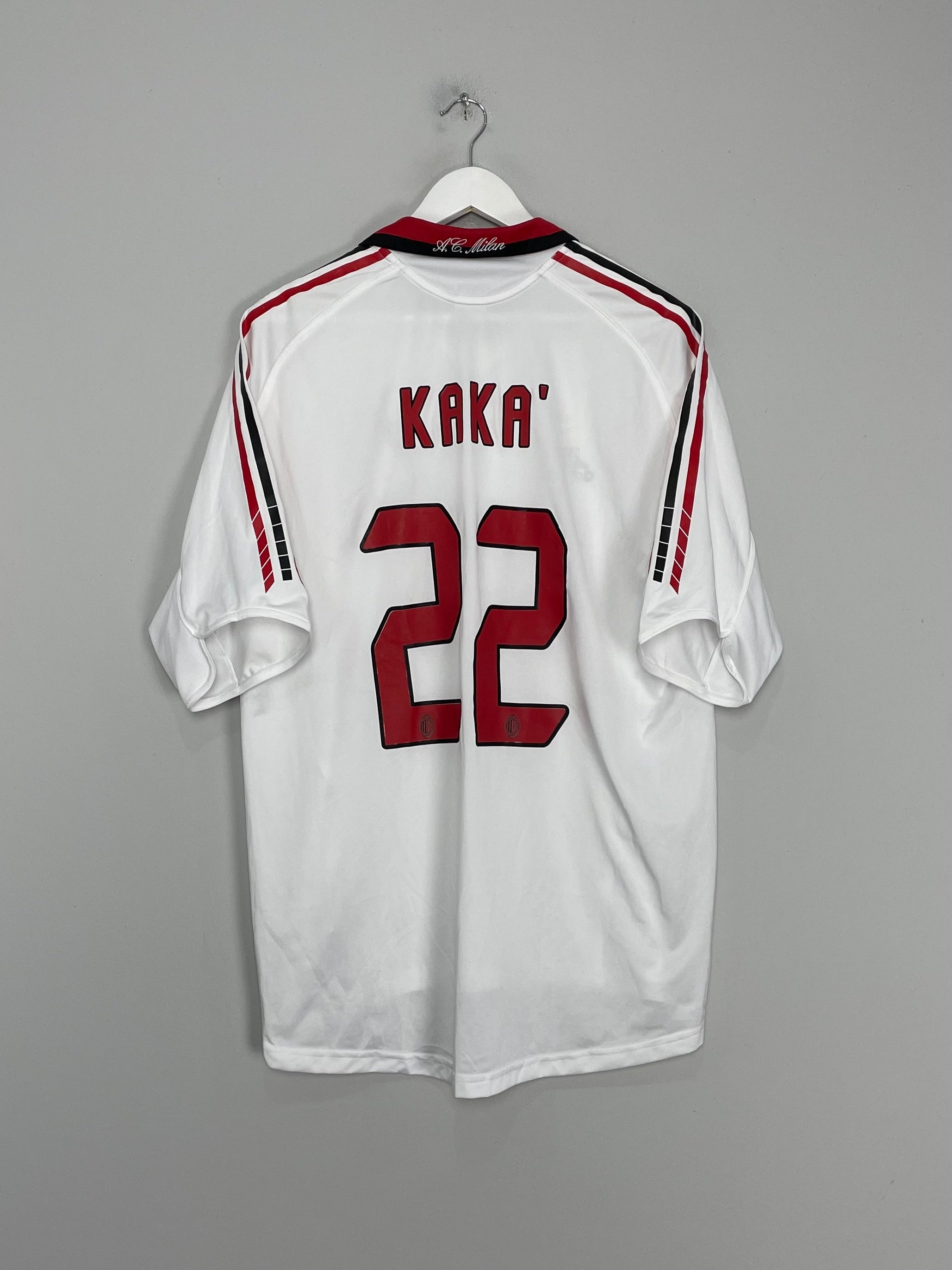 2005/06 AC MILAN KAKA #22 AWAY SHIRT (XL) ADIDAS