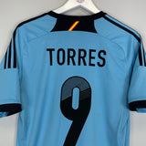 2012/13 SPAIN TORRES #9 AWAY SHIRT (M) ADIDAS