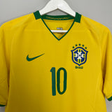 2008/09 BRAZIL RONALDINHO #10 HOME SHIRT (S) NIKE